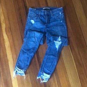 Distressed skinny Joes Jeans